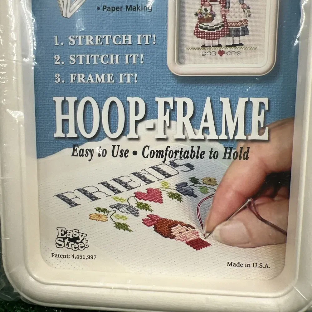Easy Street Crafts SF57C Rectangle Hoop-Frame 2‎ Parts 5